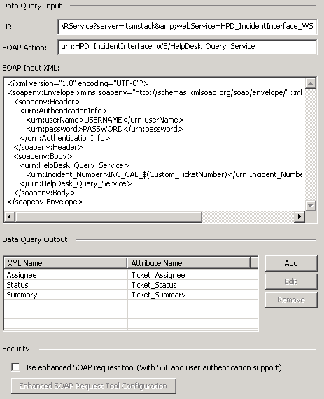 RDQ node configuration in Attendant
